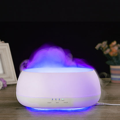 HOMEFISH Aroma Diffuser 500ml Ultrasonic Air Humidifier Colorful Light Fragrance